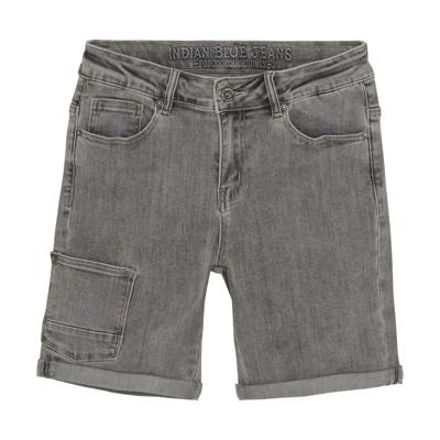 Indian Blue Jeans Zomer jeans short jongens - grijs - wide fit