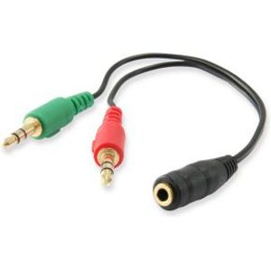 Equip 147942 Zwart audio-verdeler