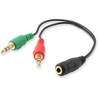 Equip 147942 Zwart audio-verdeler