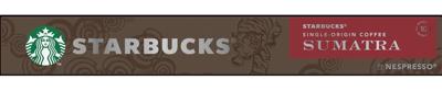 Starbucks by Nespresso koffiecapsules, So Sumatra, pak van 10 stuks
