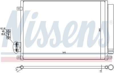 Condensator, airconditioning 940280