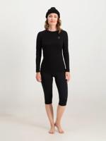 Poederbaas Thermoset Dames Lightweight - Thermoshirt + Thermolegging - Zwart-L