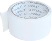 Q-CONNECT vinyl tape, dubbelzijdig, 50 mm x 10 m, 90 micron, transparant