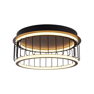 Searchlight Led plafondlampCircolo Ø 40cm - 54215-1BK