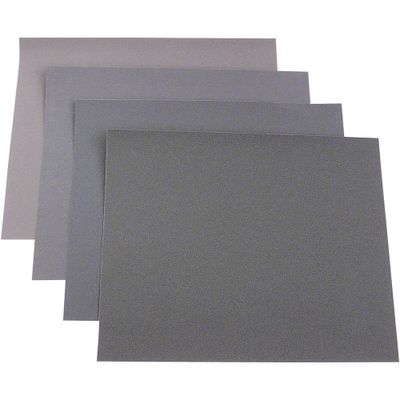 kwb 812316 Handschuurpapierset Korrelgrootte (num) 40, 100, 150, 180 (l x b) 280 mm x 230 mm 50 stuk(s)