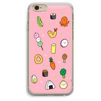 Happy bento friends: iPhone 6 Plus / 6S Plus Transparant Hoesje