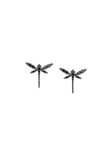 Anapsara mini dragonfly earrings - Noir