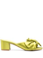 Stuart Weitzman mules en cuir à nœuds - Vert - thumbnail