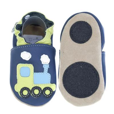 Hobea babyslofjes extra antislip Eisenbahn-26-27