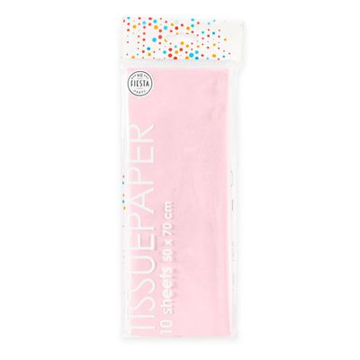 Globos Tissuepapier 10 vellen baby roze, 50x70cm