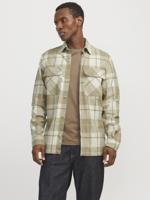 Jack & Jones Jprccraymond Spring Check Overshirt Sn Overshirt White Pepper