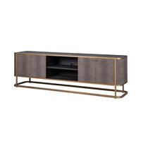 Richmond TV-meubel Classio Vegan Leather, 200cm - Goud,Grijs