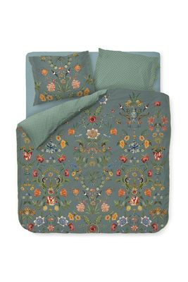 Pip Studio Botanico Verde Dekbedovertrek Blauw
