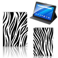 Lenovo Tab E10 Flip Case Zebra