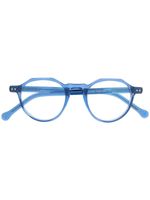 Lesca lunettes de vue à monture ronde - Bleu