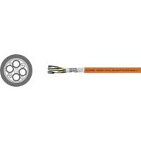 Helukabel TOPSERV® 119 Servokabel 4 G 1.5 mm² + 4 x 0.75 mm² Oranje 707291 50 m