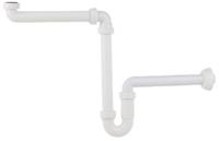 Kirchhoff polypropyleen ruimtebesparende sifon voor wastafel, 1 1/4" x 32 mm - 98833518