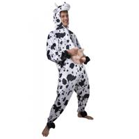 Koeien kostuum - onesie pak - volwassenen - polyester - koeienpak - verkleedkleding koe Koeien kostuum - onesie pak - volwassenen - polyester - koeienpak - verkleedkleding koe