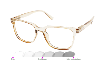Leesbril Vista Bonita Cubo Photochromic-Soft skin-+2.50