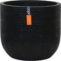 Pot bol Skin 14x13 zwart bloempot Capi Europe - Capi europe