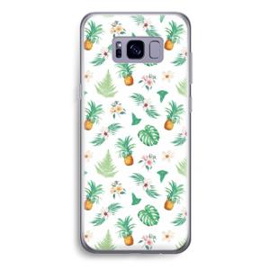 Ananas bladeren: Samsung Galaxy S8 Plus Transparant Hoesje