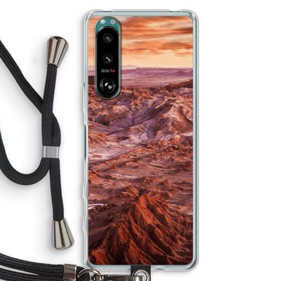Mars: Sony Xperia 5 III Transparant Hoesje met koord