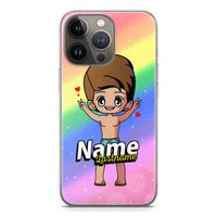 Chibi Maker man: iPhone 13 Pro Transparant Hoesje
