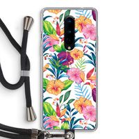 Tropisch 2: OnePlus 8 Transparant Hoesje met koord
