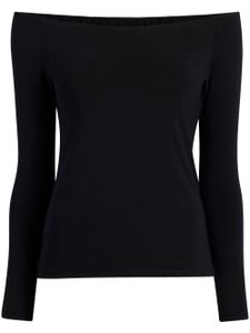 Another Tomorrow haut Leotard - Noir