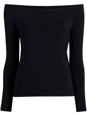 Another Tomorrow haut Leotard - Noir