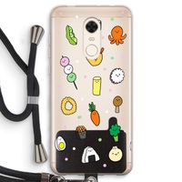 Happy bento friends: Xiaomi Redmi 5 Transparant Hoesje met koord