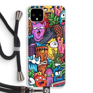 Vexx Mixtape: Pixel 4 XL Transparant Hoesje met koord