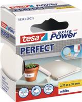 Tesa weefseltape | wit | lengte 2,75 m | breedte 38 mm wiel | 6 stuks - 56343-00035-03 56343-00035-03