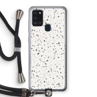Terrazzo N°14: Samsung Galaxy A21s Transparant Hoesje met koord Terrazzo N°14: Samsung Galaxy A21s Transparant Hoesje met koord