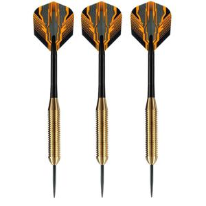 Dartpijlen - 3x - Club Brass - 24 grams - Flights - Messing