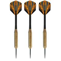 Dartpijlen - 3x - Club Brass - 24 grams - Flights - Messing