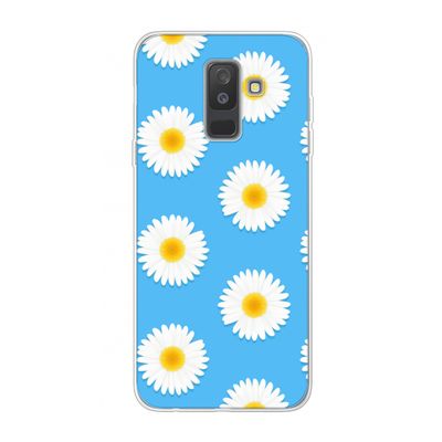 Margrietjes: Samsung Galaxy A6 Plus (2018) Transparant Hoesje