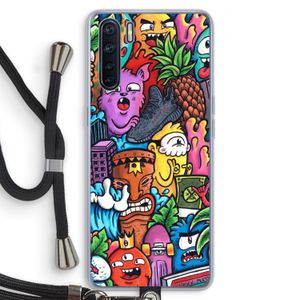 Vexx Mixtape: Oppo A91 Transparant Hoesje met koord
