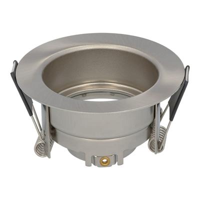 Mari - LED Inbouwspot - Verzonken armatuur - Diameter 85mm - GU10 Fitting incl. lamphouder - IP65 voor badkamer en buiten - Rond - RVS