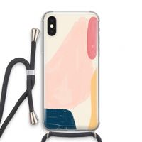 Saturday Flow: iPhone XS Transparant Hoesje met koord