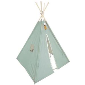 Atmosphera Tipi speeltent voor kinderen - 120 x 120 x 160 cm - groen   -