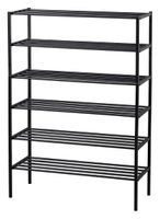 WOOOD Schoenenrek 'Ferro' Stapel van 3 stuks, kleur Zwart WOOOD Schoenenrek 'Ferro' Stapel van 3 stuks, kleur Zwart