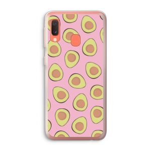 Dancing avocados: Samsung Galaxy A20e Transparant Hoesje