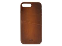 Senza Senza Desire Leather Cover with Card Slot Apple iPhone 7 Plus/8 Plus Burned Cognac