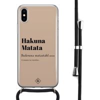 iPhone X/XS hoesje met koord - Hakuna matata - thumbnail