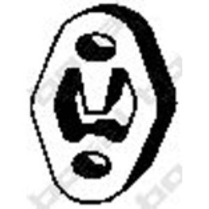Aanslagrubber, demper 255064