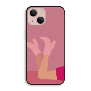 Pink boots: iPhone 13 Biologisch afbreekbaar hoesje