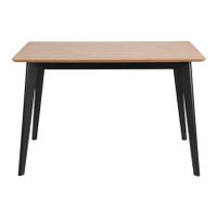 by fonQ basic Crow Eettafel - 120 x 80 cm - Zwart - thumbnail