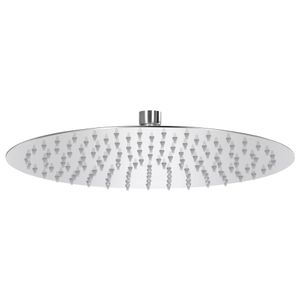 VidaXL Regendouchekop rond 30 cm roestvrij staal 304