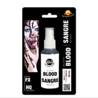 Zwart horror nepbloed spray 60 ml   -